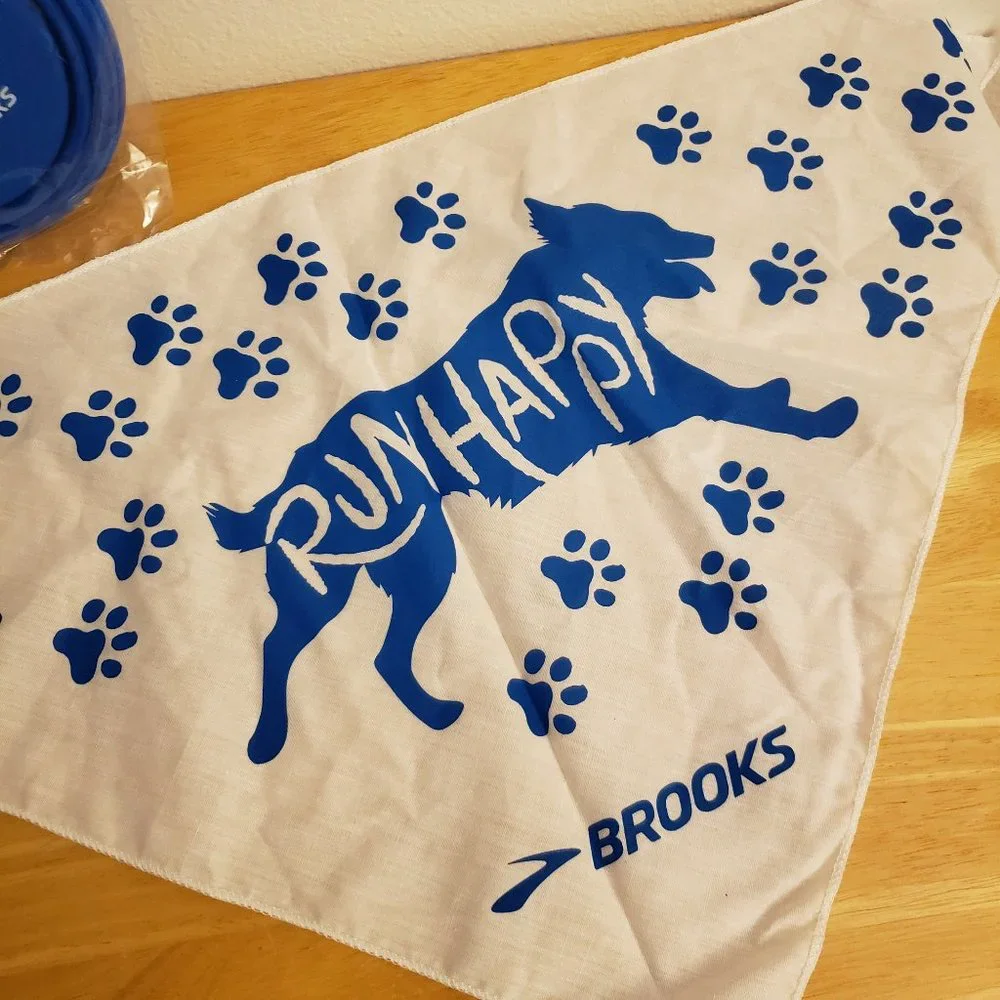 Brooks Dog Bandana + Travel Bowl